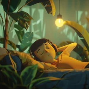 Music for Sleep: Evening Echoes - Background Cancelling Ambiance