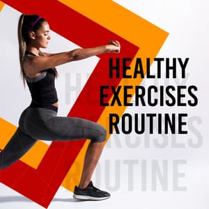 Healthy Exercises Routine: Background Music for Daily Workout, Rhythmic Beats to Stay Fit - Exercises Music Academy