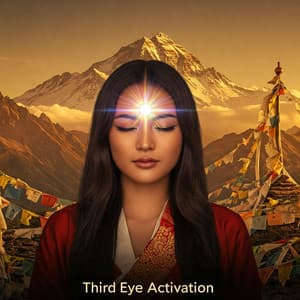 Third Eye Activation: Tibetan Sound Bath Frequencies for Enlightenment - Chakra Cleansing Music Sanctuary