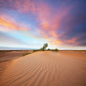 Desert Dreamscape: Nature's Sand Dunes Melodies - Nature Goddess