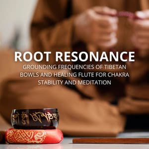 Root Resonance: Grounding Frequencies of Tibetan Bowls and Healing Flute for Chakra Stability and Meditation - Meditation Music Zone