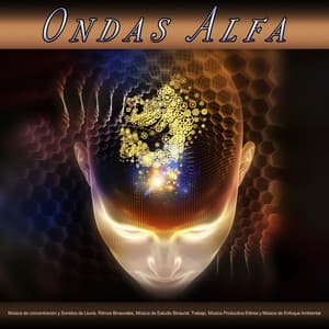 Ondas Alfa: Música de concentración y Sonidos de Lluvia, Ritmos Binaurales, Música de Estudio Binaural, Trabajo, Música Productiva Etérea y Música de Enfoque Ambiental - Ondas Alfa