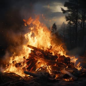 Canción De Brasas De La Naturaleza: Un Ambiente Relajante Del Fuego - Sonidos de la Tierra