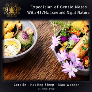 Expedition Of Gentle Notes With 417Hz Tone And Night Nature - Coralle