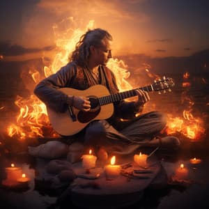 Relaxation Blaze: Fire Harmony Echo - ASMR Loops