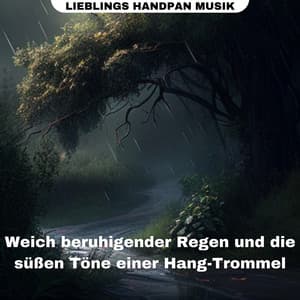 Weich beruhigender Regen und die süßen Töne einer Hang-Trommel - Lieblings Handpan Musik