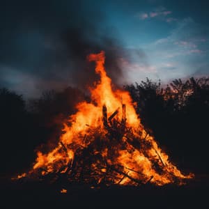 Binaural Spa Fire: A Cozy Ambience - Alpha Waves Concentration