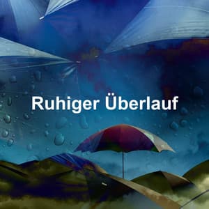 Ruhiger Überlauf - Regen Vögel