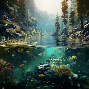 Water's Caress for Sleep: Gentle Stream Melodies - Mindvellous