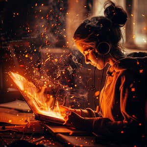Study Flame: Fire's Motivational Beats - Focus Chamber