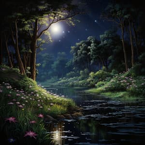 Nature's Nocturnal River Tranquility - Nature Noise