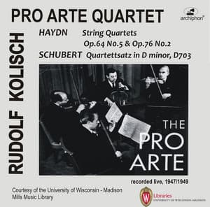 Haydn & Schubert: String Quartets - Pro Arte Quartet