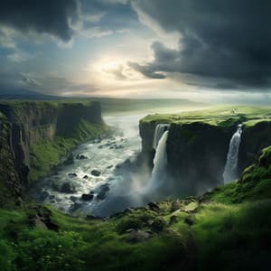 Harmonic Seas: Tranquil Music with Ocean Waves - Nature's Mirror