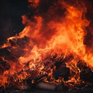 Resonancia Relajante De Las Brasas: Música Del Fuego - Ruido de polvo puro