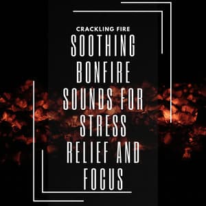 Soothing Bonfire Sounds for Stress Relief and Focus - Crackling Fire