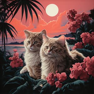 Serenata Estelar: Ondas Theta, Lluvia Para Gatos - Contacto Binaural