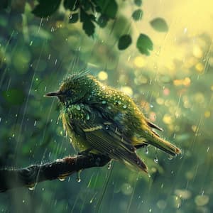 Aves Binaurales: Sinfonía Natural De La Lluvia - 92 96 Hz - Música de meditación 528 Hz