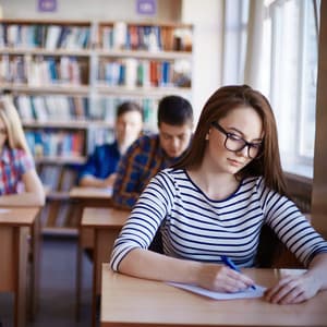 Binaural Study Haven: Rainy Wisdom Symphony - Binaural Beats Brainwave Entrainment