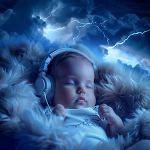 Baby Sleep Thunder: Soothing Notes - Relaxing Lullaby Piano