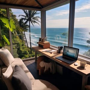 Coastal Zen: Ocean Workday Rhapsody - Zen Natural Sounds