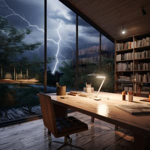 Focused Study Thunder: Ballad's Concentration Serenity - Natural Dream Makers