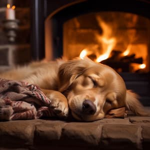 Calma Del Resplandor Del Fuego Para Mascotas: Sonidos Ambientales Relajantes - Música tranquila de la mañana