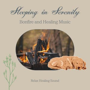 Sleeping in Serenity: Bonfire and Healing Music - RelaxHealingSound
