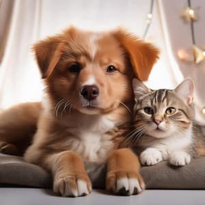 Relajación De Mascotas Lofi: Capas De Sonido Reconfortantes - Oasis de calma para aliviar el estrés