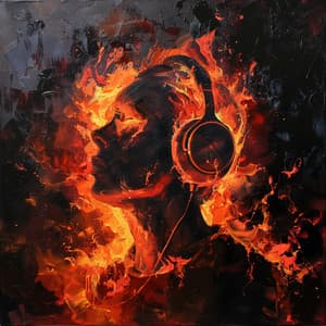 Fire Rhythmic Echo: Music Pulse - Field Recordings