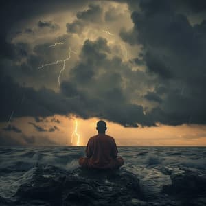 Meditación A Través Del Trueno: Sonidos Serenos - Meditación Musicoterapia