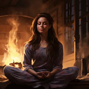 Meditation Flames: Guided Relaxation with Fire Sounds - Cozy Space