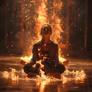 Relajantes Ritmos Binaurales De Fuego Para Aliviar El Estrés - Ondas cerebrales de latidos binaurales