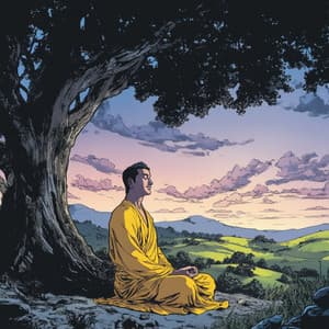 Onde a Música Encontra o Céu na Serra - Templo Tibetano da Meditação de Buddha