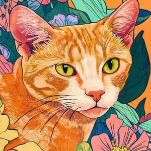 Kattekløer Kvikstop: Drømmende Verden af Feline Mirakler - Calm Music for Cats