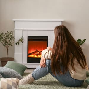 Embers in Meditation Music: A Fire Relaxation Retreat - Meditators