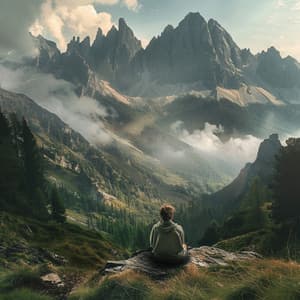 Abrazo De La Meditación: Música Para Pensamientos Reconfortantes - Los muchachos de enfoque y meditación