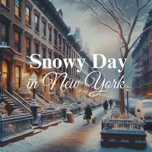 Snowy Day in New York: Warm Coffee Shop Jazz Ambience for Winter Days - Coffee Lounge Collection