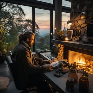 Estudio Junto Al Fuego: Sesiones Armónicas De Música - Canal de la Naturaleza sin Interrupción