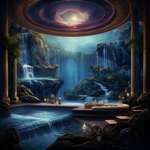 Soothing Thunder Sounds Harmony: Music for Spa Bliss - Azure