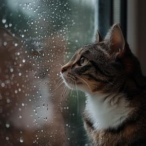 Bigotes De Lluvia: Música Reconfortante Para Gatos - Gato Somnoliento