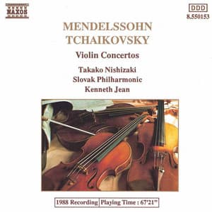 Mendelssohn: Violin Concerto in E Minor - Tchaikovsky: Violin Concerto in D Major - Takako Nishizaki