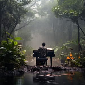 Meditación De Enfoque Lluvioso: Melodías Tranquilas De Piano - Lista de reproducción de piano clásico