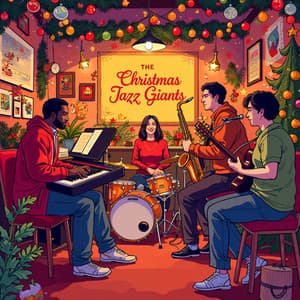 Smooth Snowfall and Holiday Jazz - The Christmas Jazz Giants