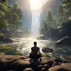 Meditation Waters: Mindful Echoes Calm - Astral Travel Sanctuary