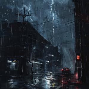 Restful Rain with Thunder: Chill Sleep Soundscapes - Delta Wave Deep Sleep