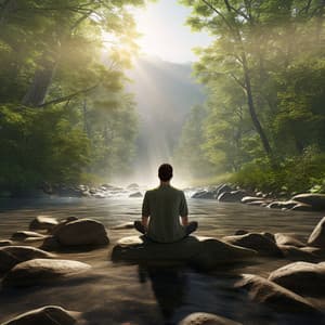 Stream Meditation: Harmony Echo Serene - Blissful Calm