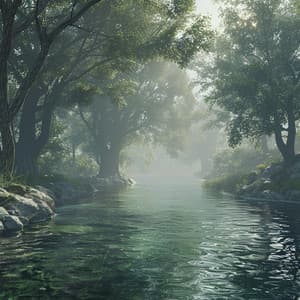 Calm River Sleep: Tranquil Water Melodies - Sleep Alpha Waves