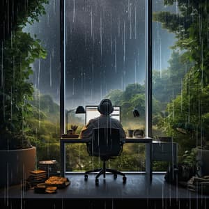 Rain Focus: Clarity Through Sounds - Productive Work Music
