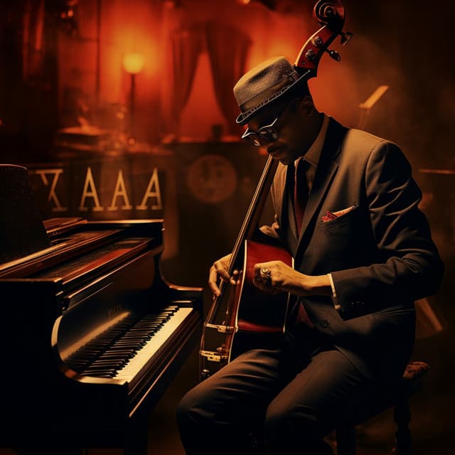 Jazz Music Hearth: Cozy Fire Glows - Chillout Jazz