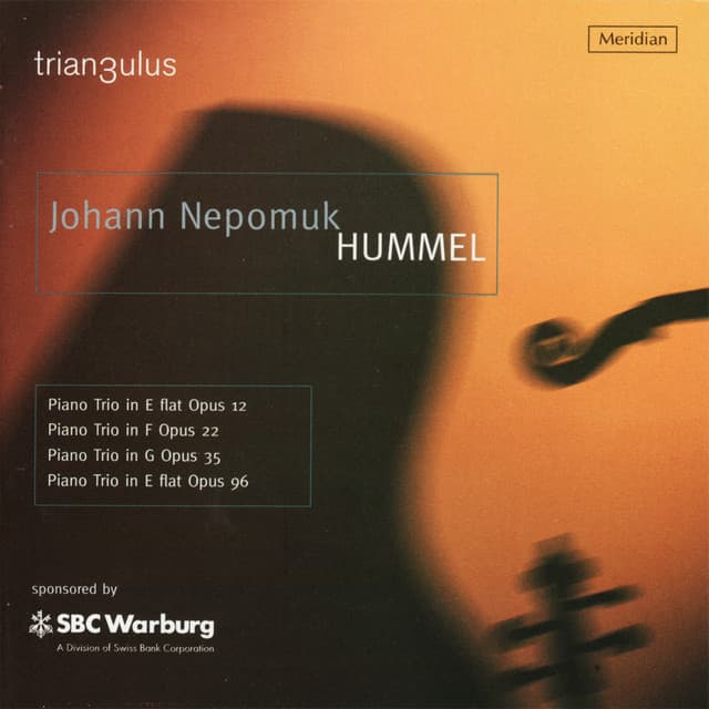 Hummel: Piano Trios - Johann Nepomuk Hummel